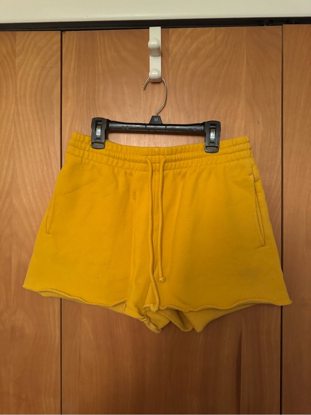 TNA Yellow Drawstring Lounge Shorts